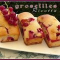 Mini cakes groseilles ricotta