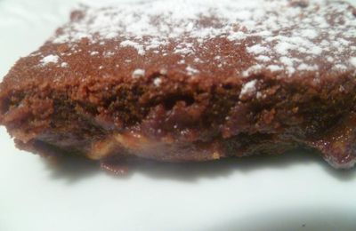 Brownie au beurre de cacahuète