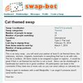 Je participe  ! Swap-bot - Cat themed swap