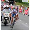 Tour de France 2009 - 054 Tentative de départ de Thierry Hupond alors que le peloton revient !