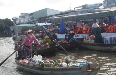 Vietnam, Can Tho, les marchés...