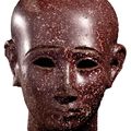 Rare tête masculine, Egypte, Basse-Epoque (664 - 332 av. J.-C.) 