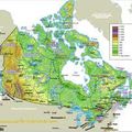 les cartes du canada avec ses villes 