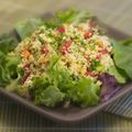 Salade de couscous marocain aux figues et au persil