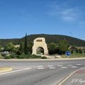 Rond-point à Vaison la Romaine 