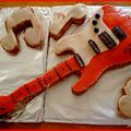 Gâteau guitare