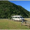 Camping au bord du pacifique à" Rarangi"