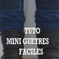 TUTO MINI JAMBIERES FACILES TRICOTEES A PLAT