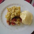 crumble aux fraises