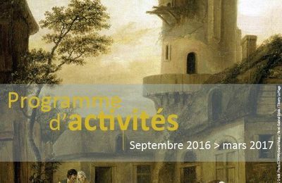 Programme d'activité de septembre 2016 à mars 2017