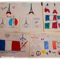 Les élèves ont dessiné... ~ Messages d'espoir / Rendre hommage aux victimes des attentats