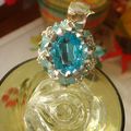 Bague Crystal Azur