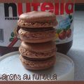 macarons chocolat nutella