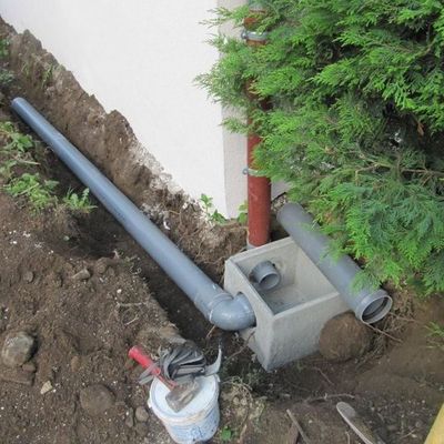 Evacuation des eaux de pluie