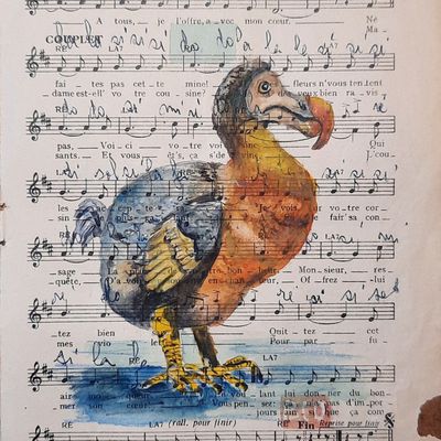Le Dodo,  oiseau emblématique  de l'île Maurice..