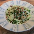 Salade de courgettes au brebis