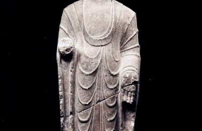 Bouddha debout, Chine, Dynastie des Qi du Nord (550-577 ap JC)