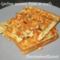 Gaufres saumon aneth