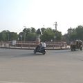Rond-point à Bikaner (Inde)