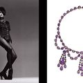 Linda Evangelista & An Amethyst Necklace