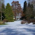 Le Parc Floral de La Source sous un manteau blanc