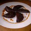 Ravioli Chocolat sauce caramel beurre salé