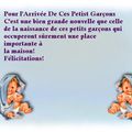 MES CARTES FÉLICITATIONS DE NAISSANCE GIMP