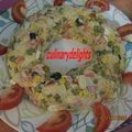  couronne de salade variee'