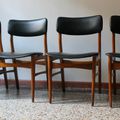 Chaises 60'S style Scandinave