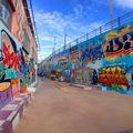 Le skate-park de La Friche de la Belle de mai et ses graff's