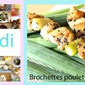 Brochettes de poulet par Coaching Bien-Être