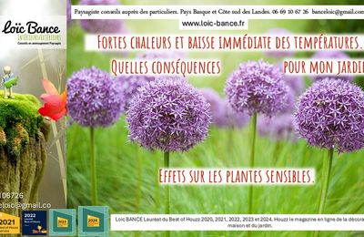 Fortes chaleurs et baisse immédiate des températures
