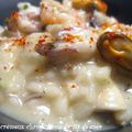 RISOTTO AUX CHAMPIGNONS ET FRUITS DE MER