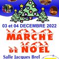 Participation au marché de Noël de Beslé sur Vilaine (44)