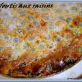 CLAFOUTIS AUX RAISINS