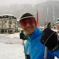 Entraînement en ski de fond avec seb Chaigneau Isabelle Nathalie et Etienne 