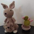 #Crochet : Créez vos animaux Amigurumi #30 La kangourou tendre