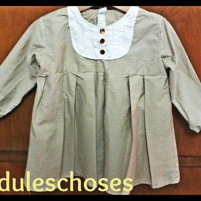 petite fille sage The robe! (lien tuto plastron)