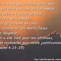 Romains 4:23-25 (Versets d'Or Pur 20 - 43)