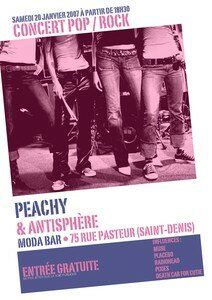 Antisphère & Peachy au Moda Bar