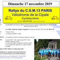                                                          Rallye du CSM13 le 17 novembre 2019