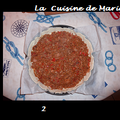 Tourte au thon, poivrons, tomates et ail