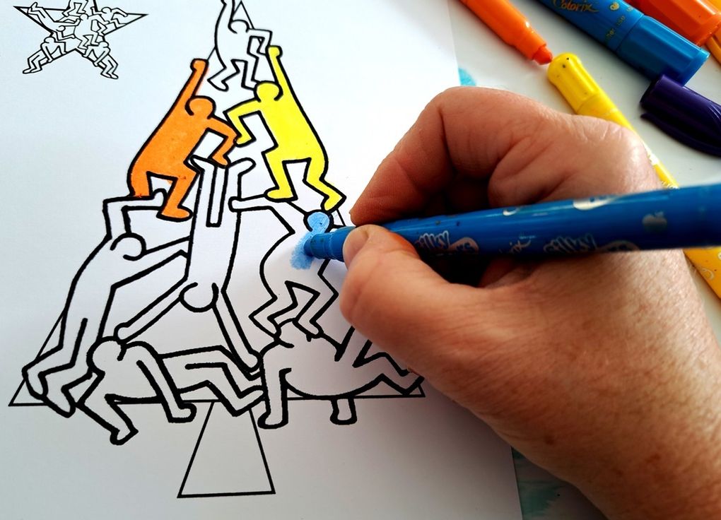 Le sapin KEITH HARING