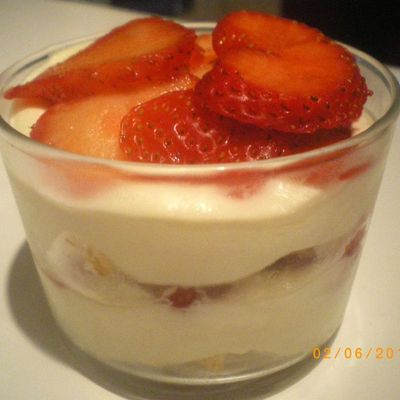 Fraises en tiramisu