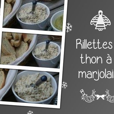 Rillettes de thon à la marjolaine