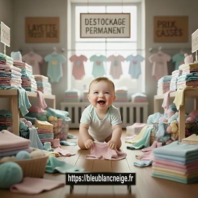 DESTOCKAGE PERMANENT layette tricot bébé pas cher, tricot bb à prix cassé,