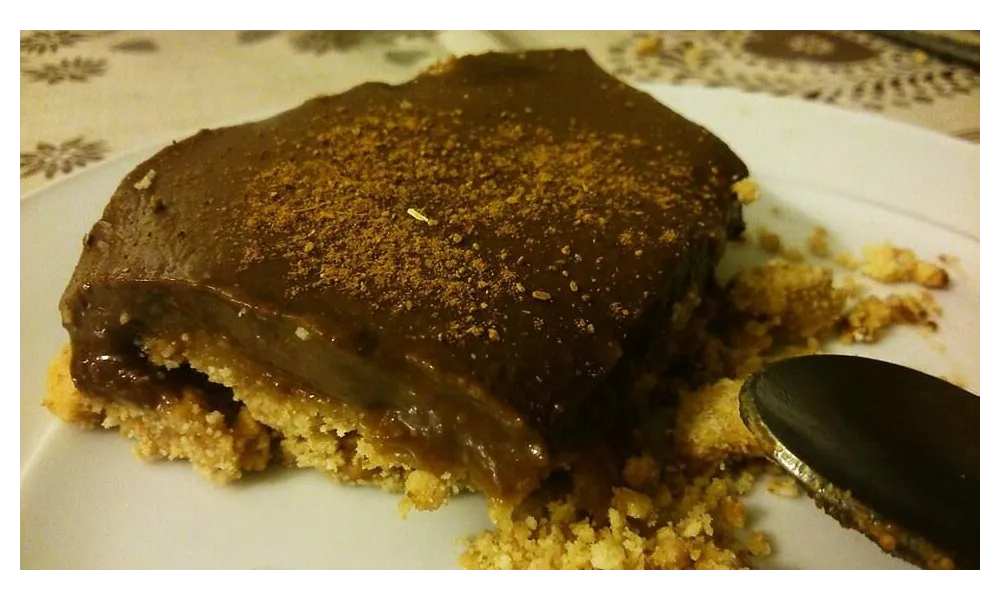 Tarte au Chocolat, Caramel et beurre de Cacahuète...