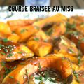 Courge braisée au miso