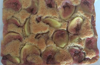 Gâteau aux figues (au thermomix ou sans)