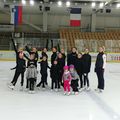 1ére glisse pour Agathe et les Patineuses !! 